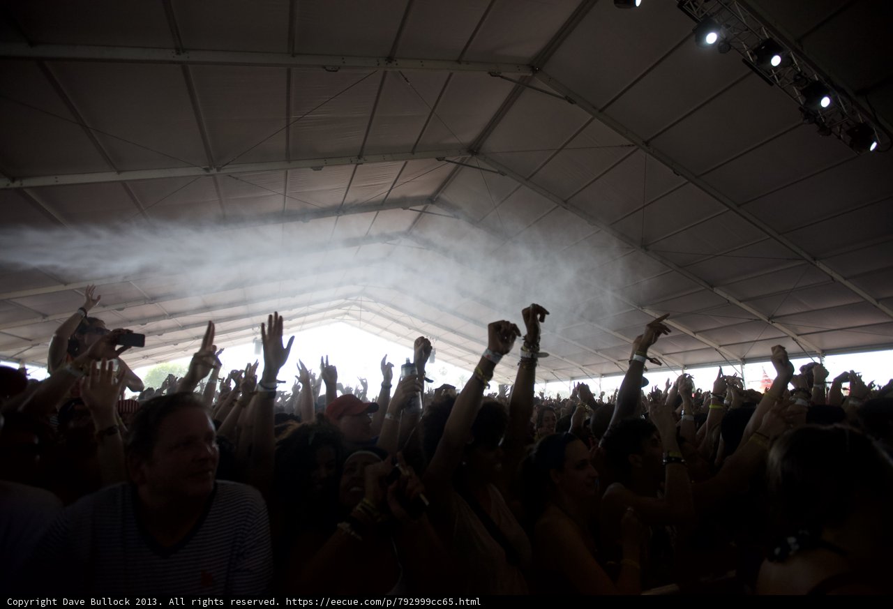 Smoke and Sounds at the Coachella Music Festival
