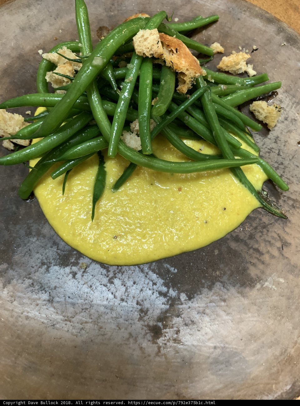 Mustard-Dressed Green Beans