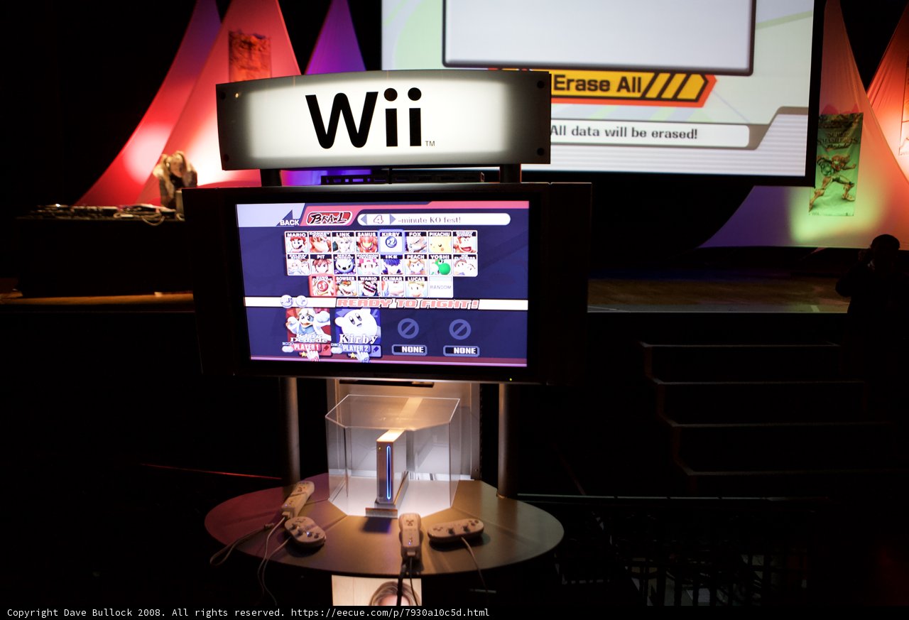 Wii Game Console Takes Center Stage