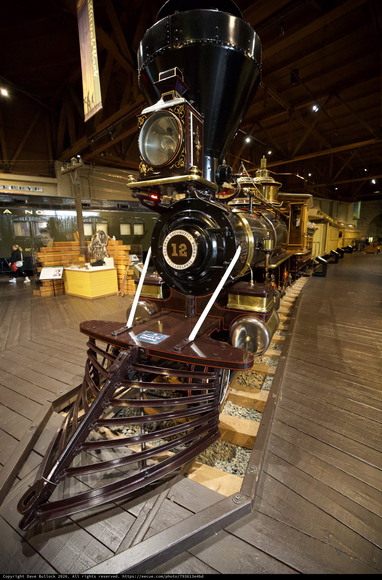 Historic Steam Locomotive 'Big Boy' on Museum Display