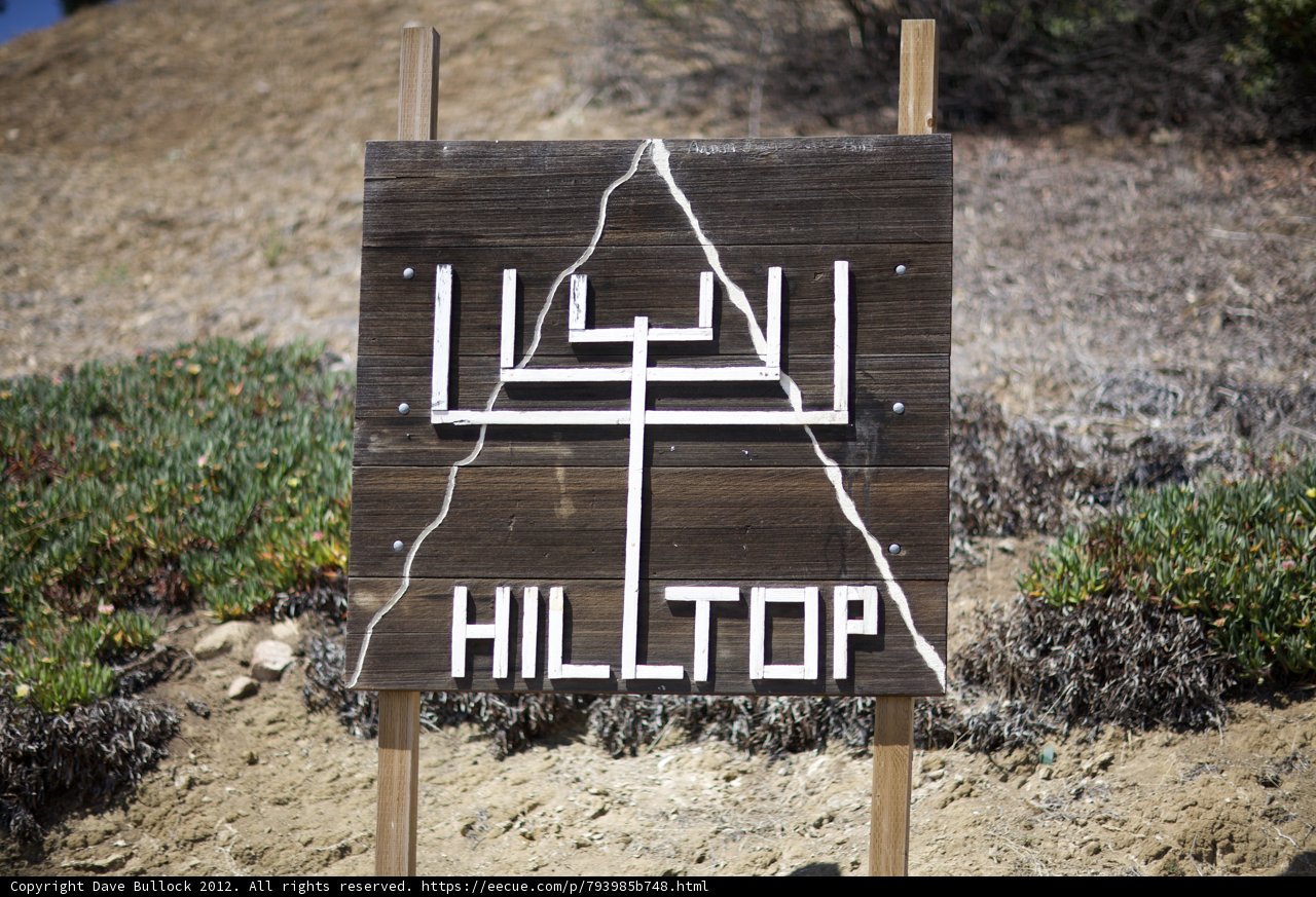 Hilltop Sign