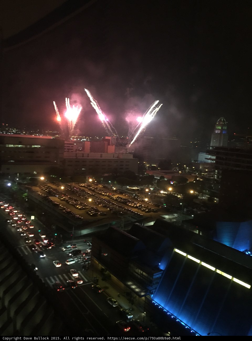 Fireworks Reflection City