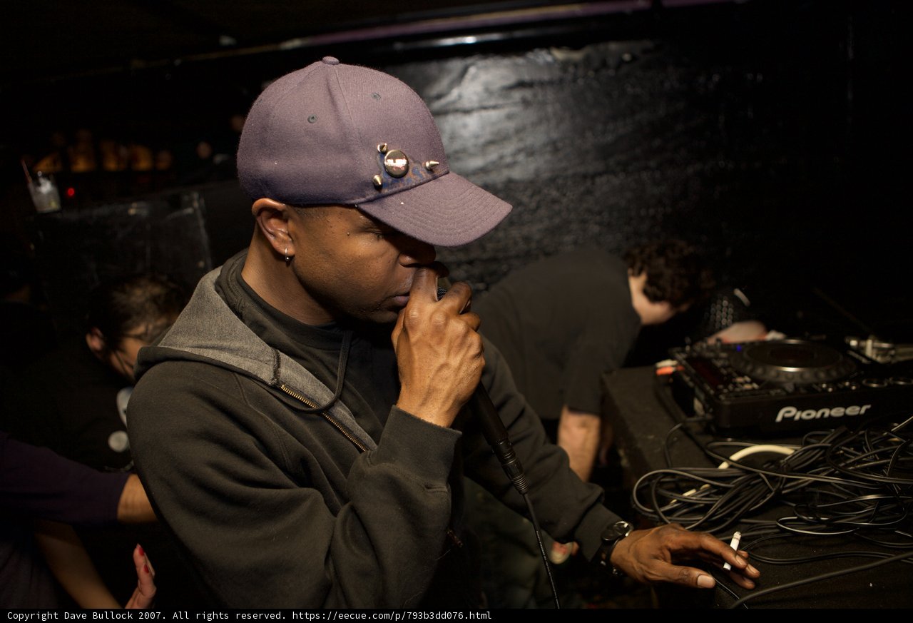 Ryan Frazier, the Deejay, Holding the Mic at Pure Filth