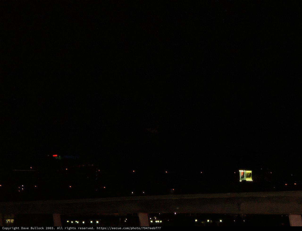 Glimmering Night Skyline of New York City