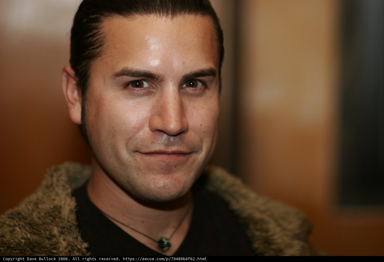 Happy Man with Black Shirt