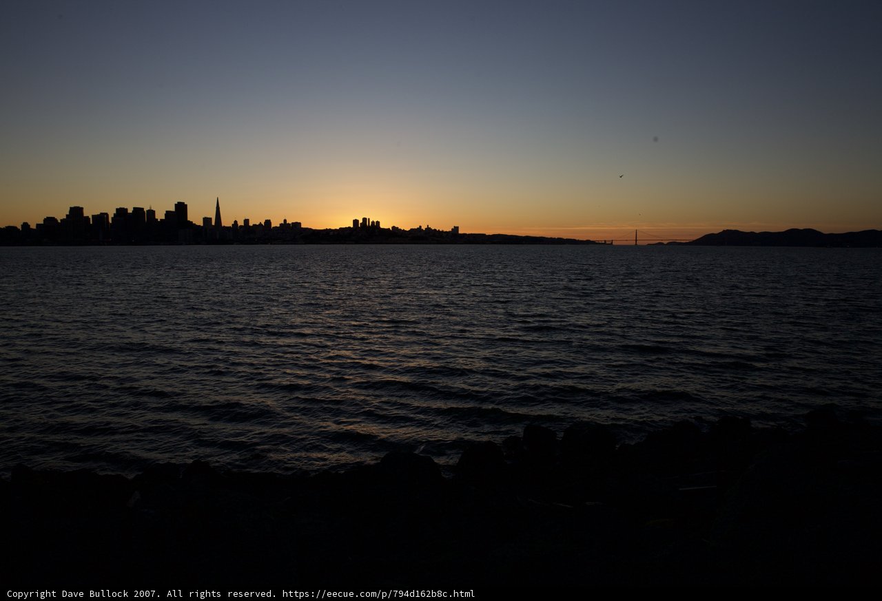 Spectacular San Francisco Sunset