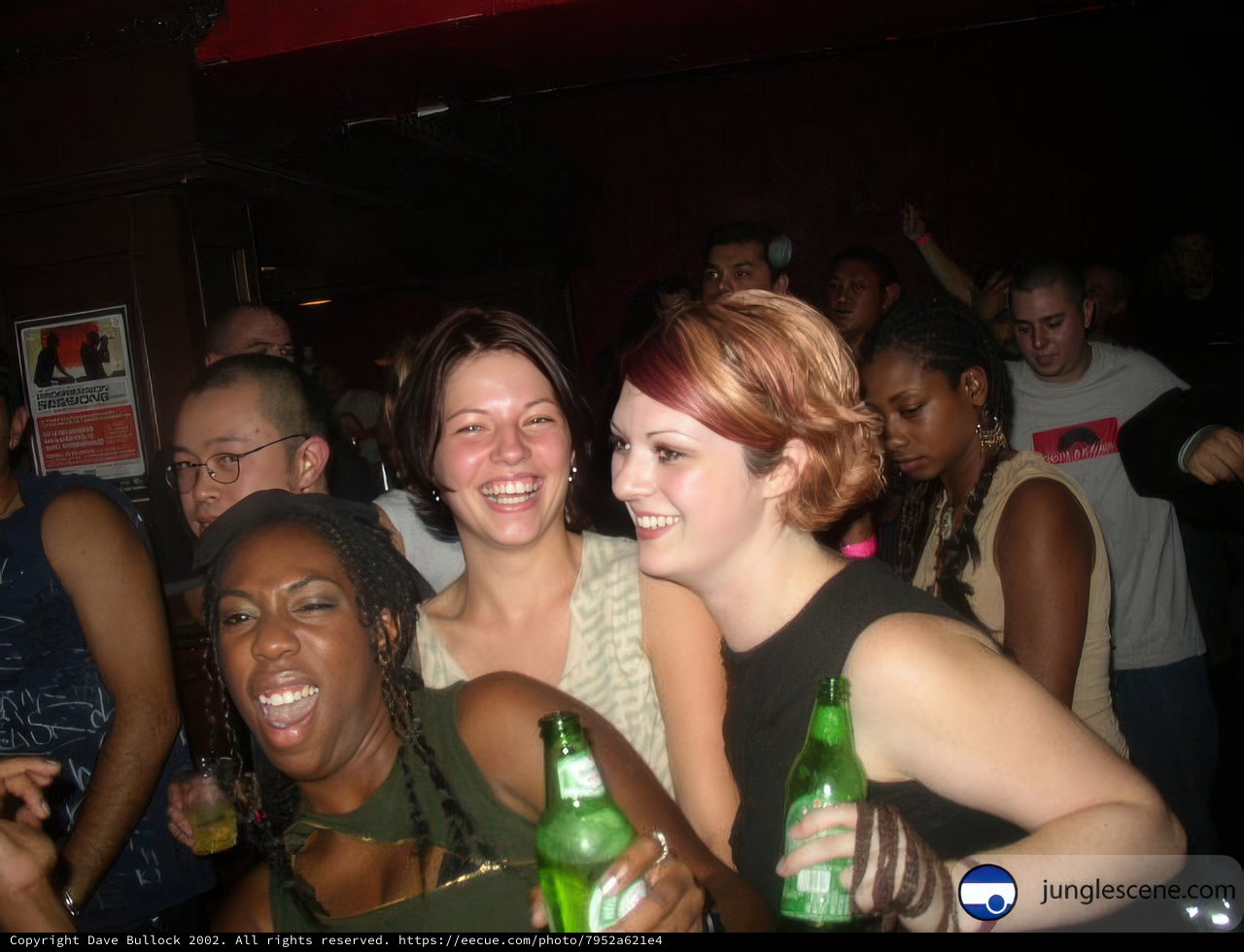 Party People with Beer Bottles
