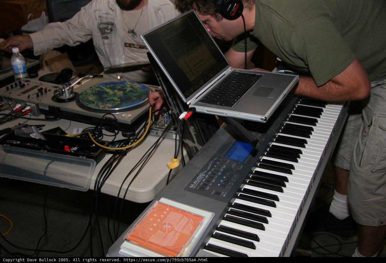 Piano Man with Headphones