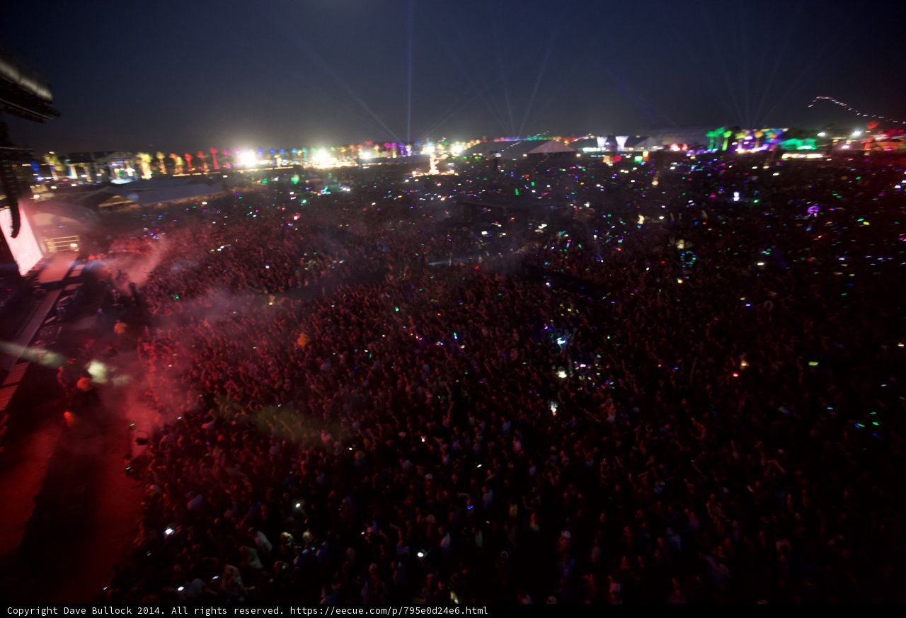 A Sea of People Under Friday Night Lights at Coachella 2014