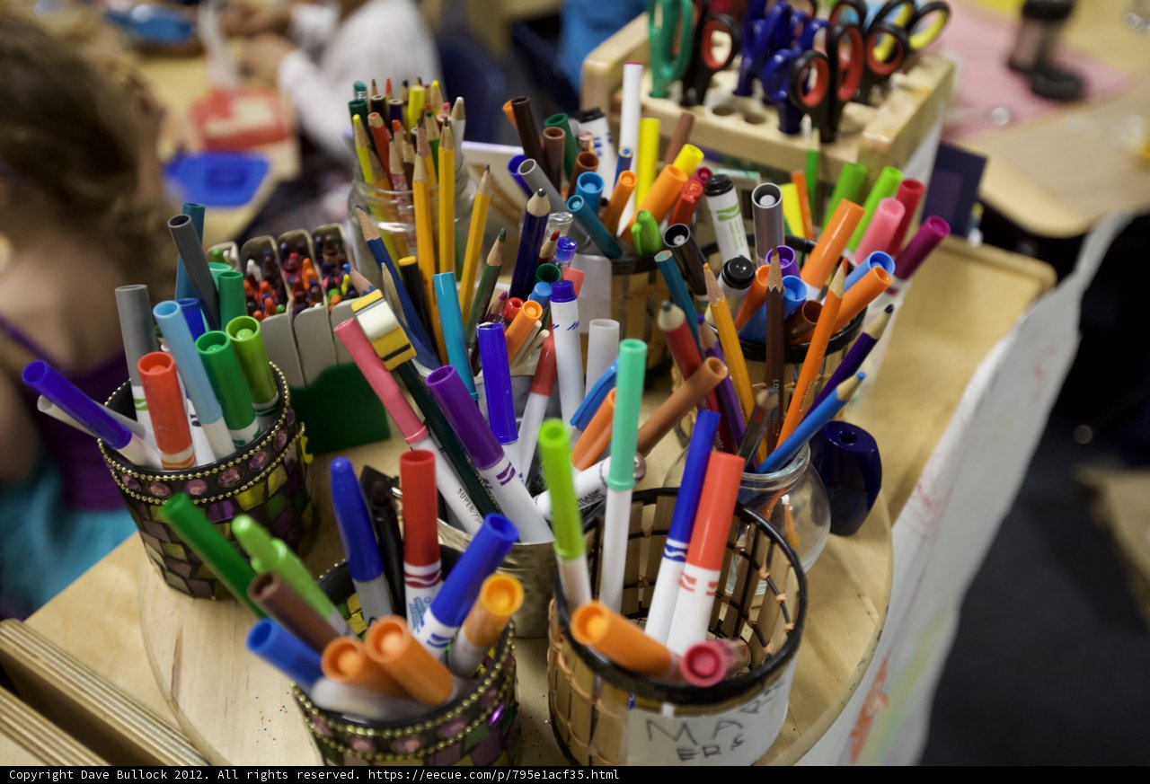 A Colorful Array of Writing Tools