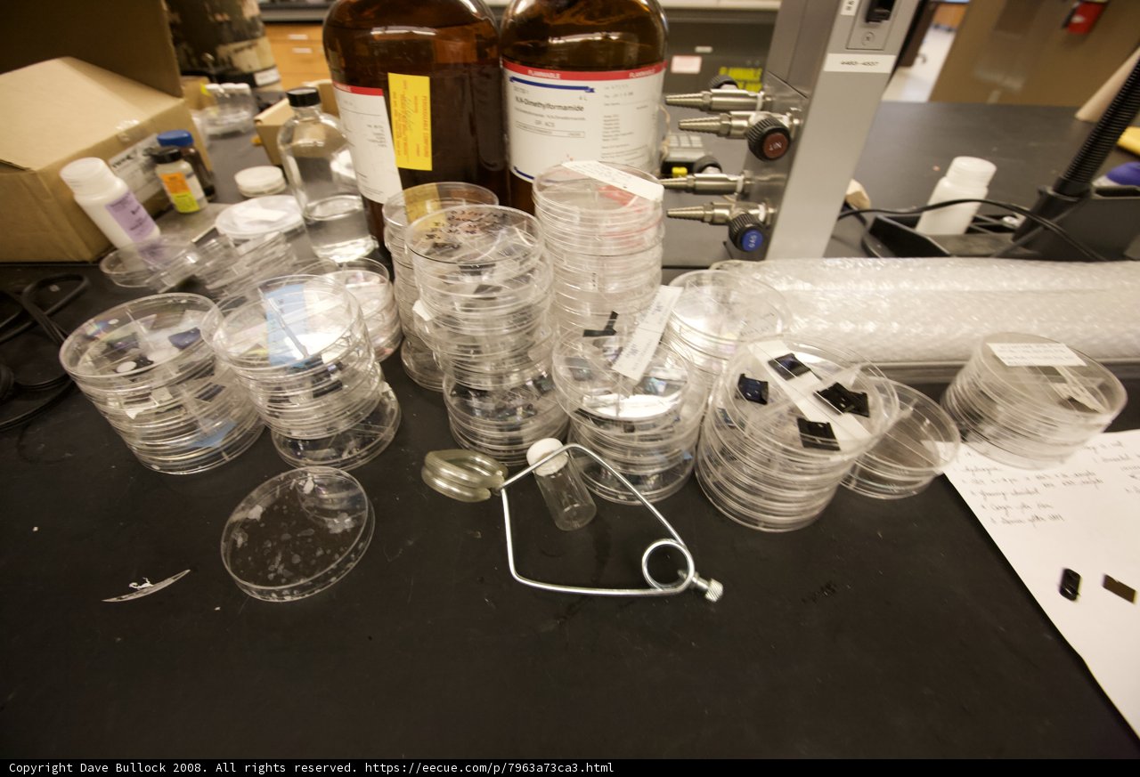 Cluttered Lab Table