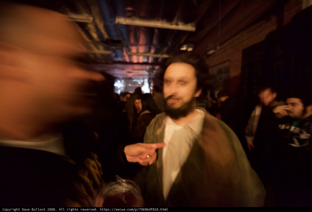 Blurry Night at the Pub