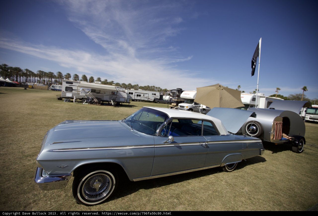 Vintage Sports Car and Trailer