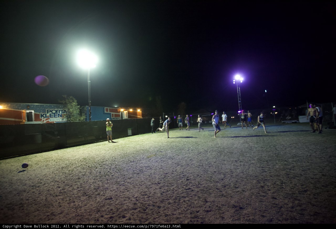 Nighttime Soccer Game