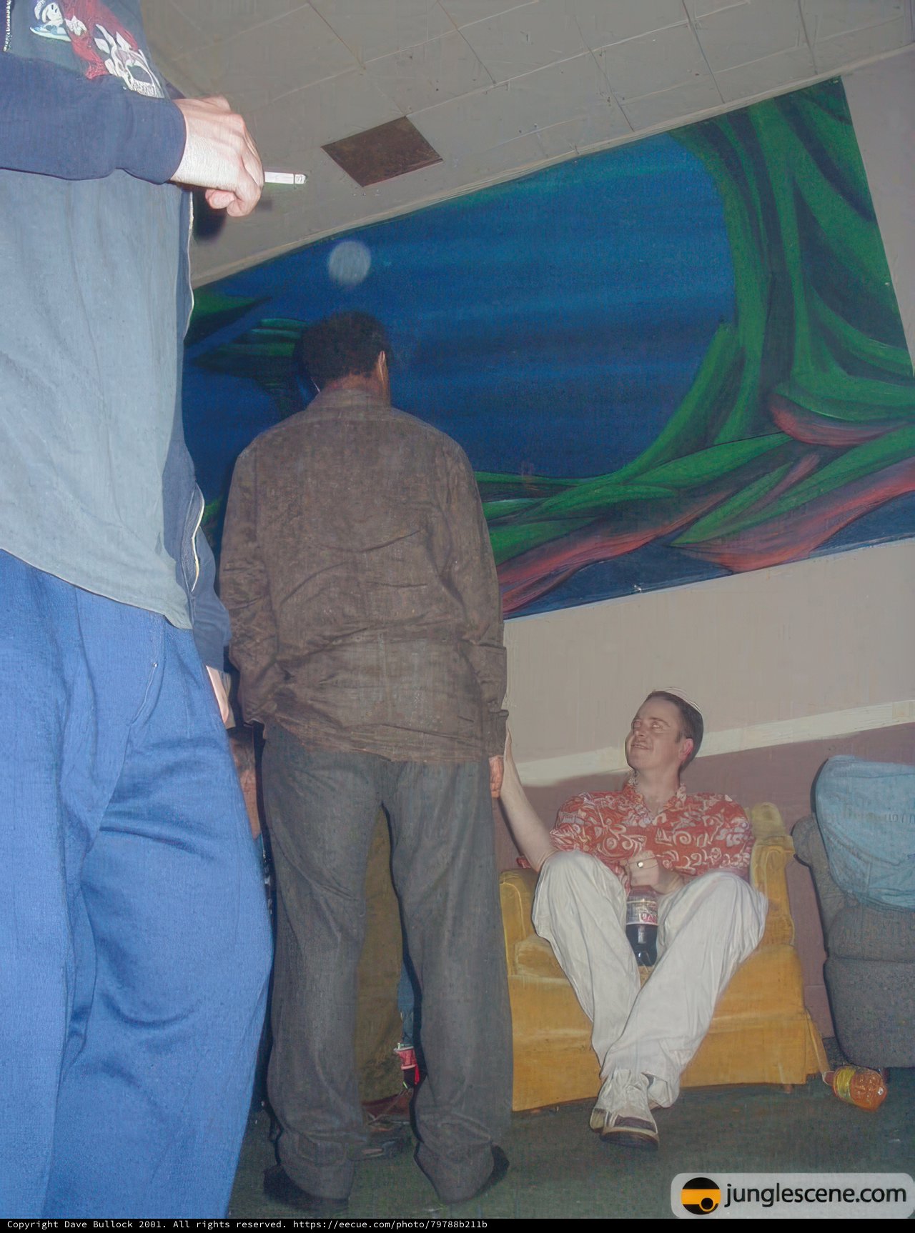 Three Men in a Living Room
