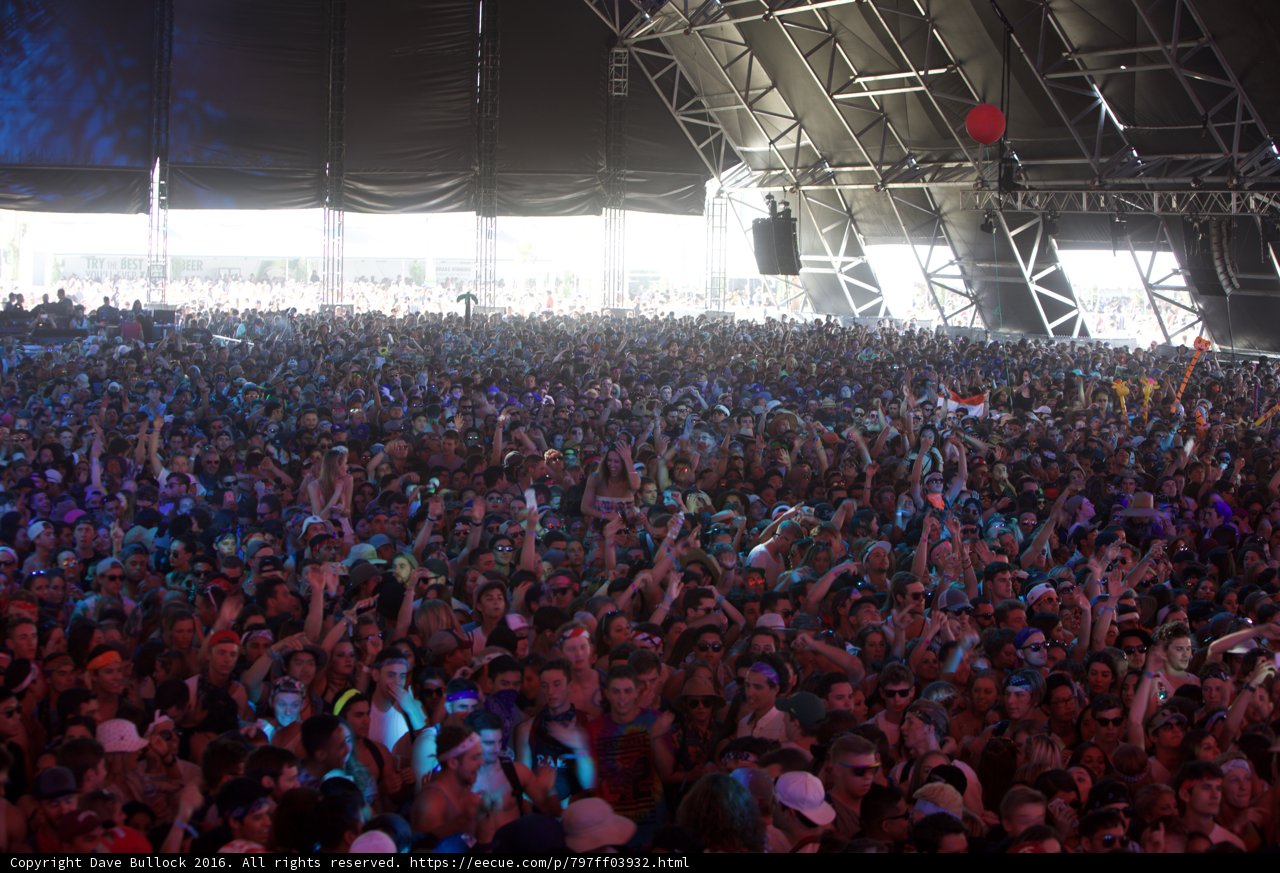 Coachella Crowd Goes Wild