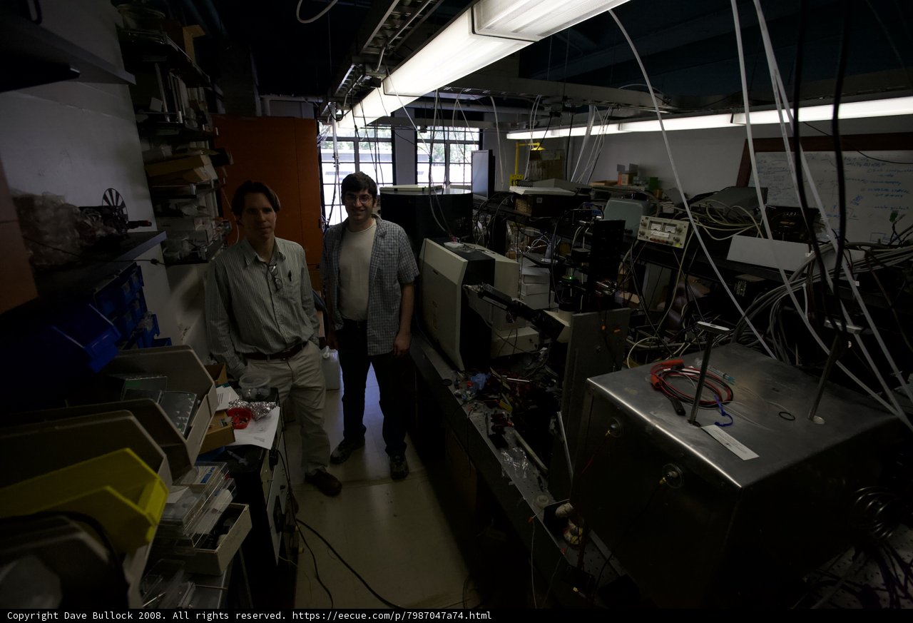 Lab Work: Two Men and Their Equipment