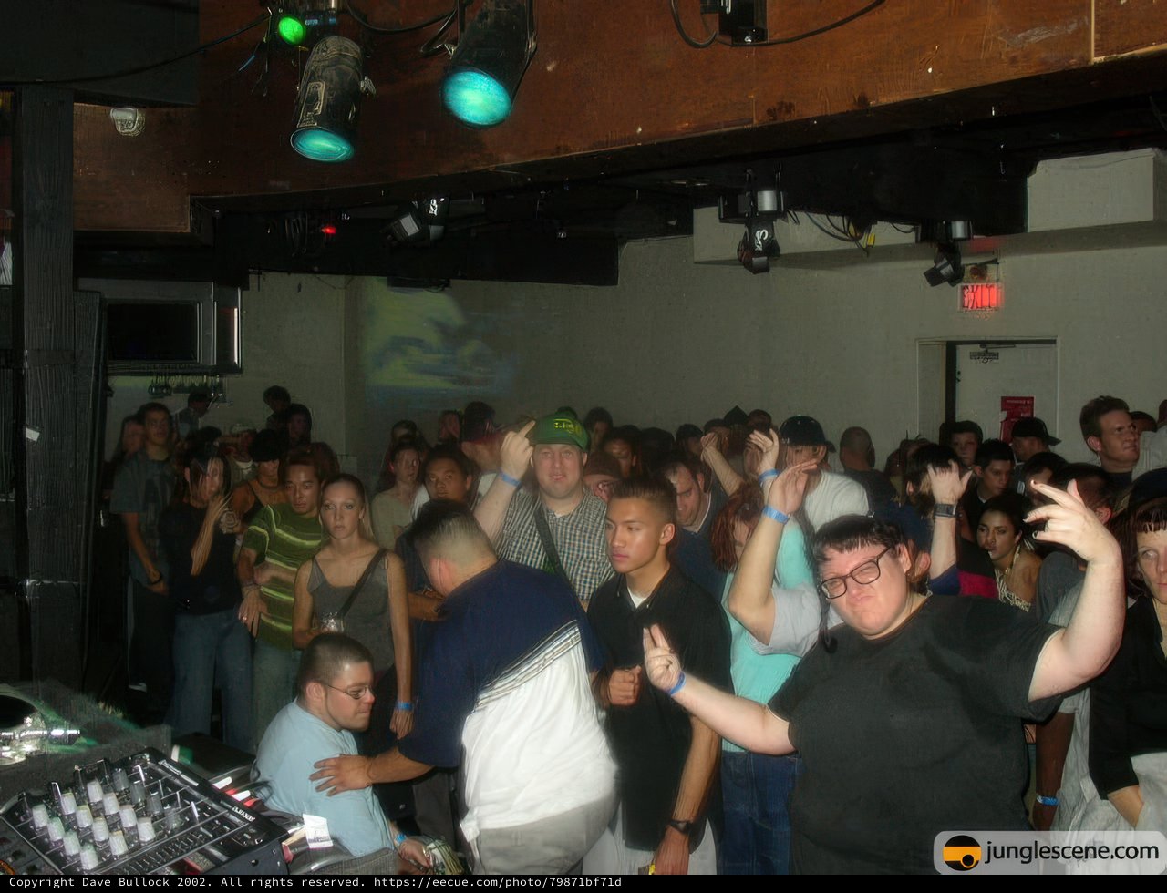 Nightclub Party with DJ Equipment