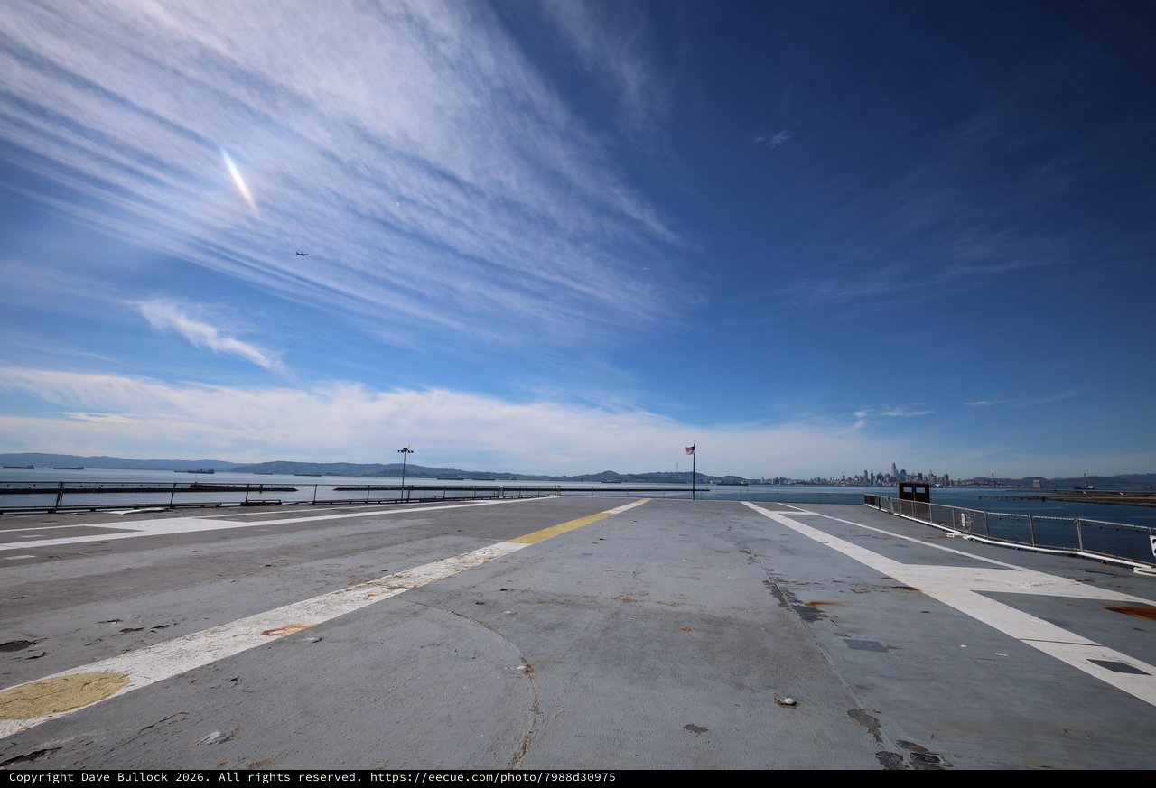 Weathered Flight Deck of Historic USS Hornet