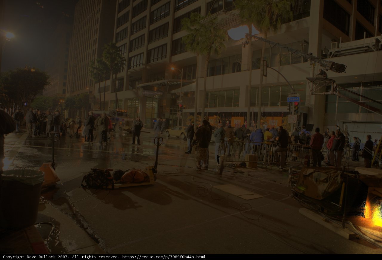 Nighttime Crowd in the Urban Metropolis