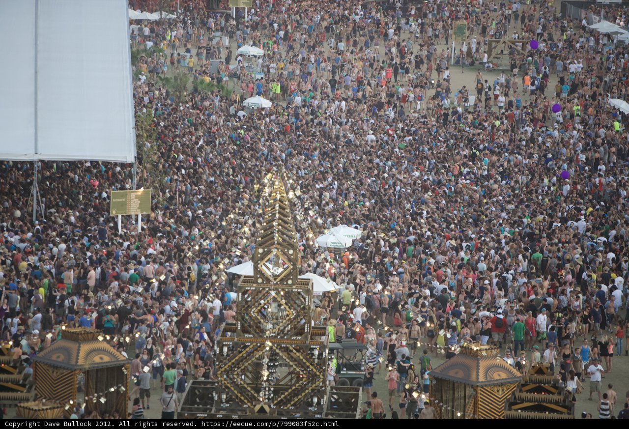 Towering Over the Festival Crowd
