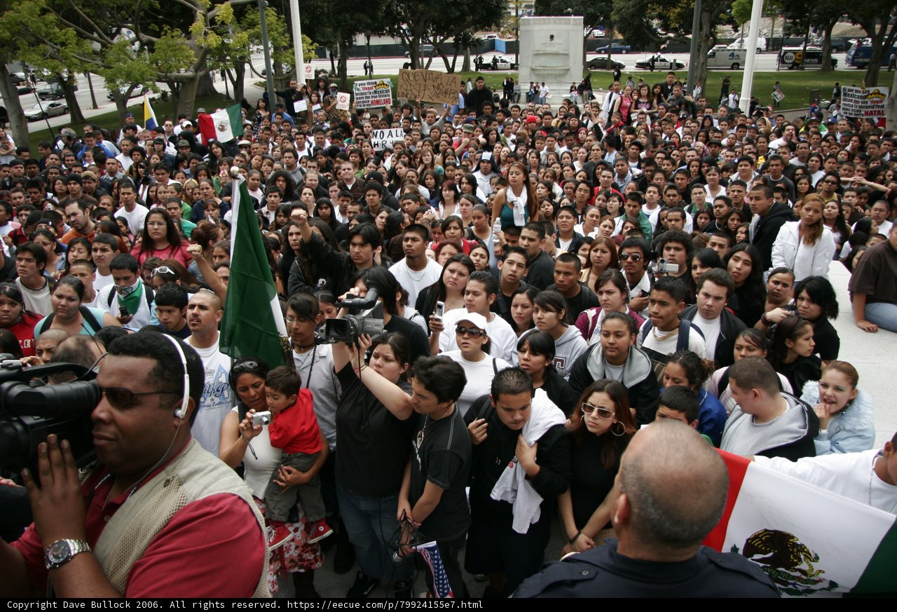 School Walkout Crowd