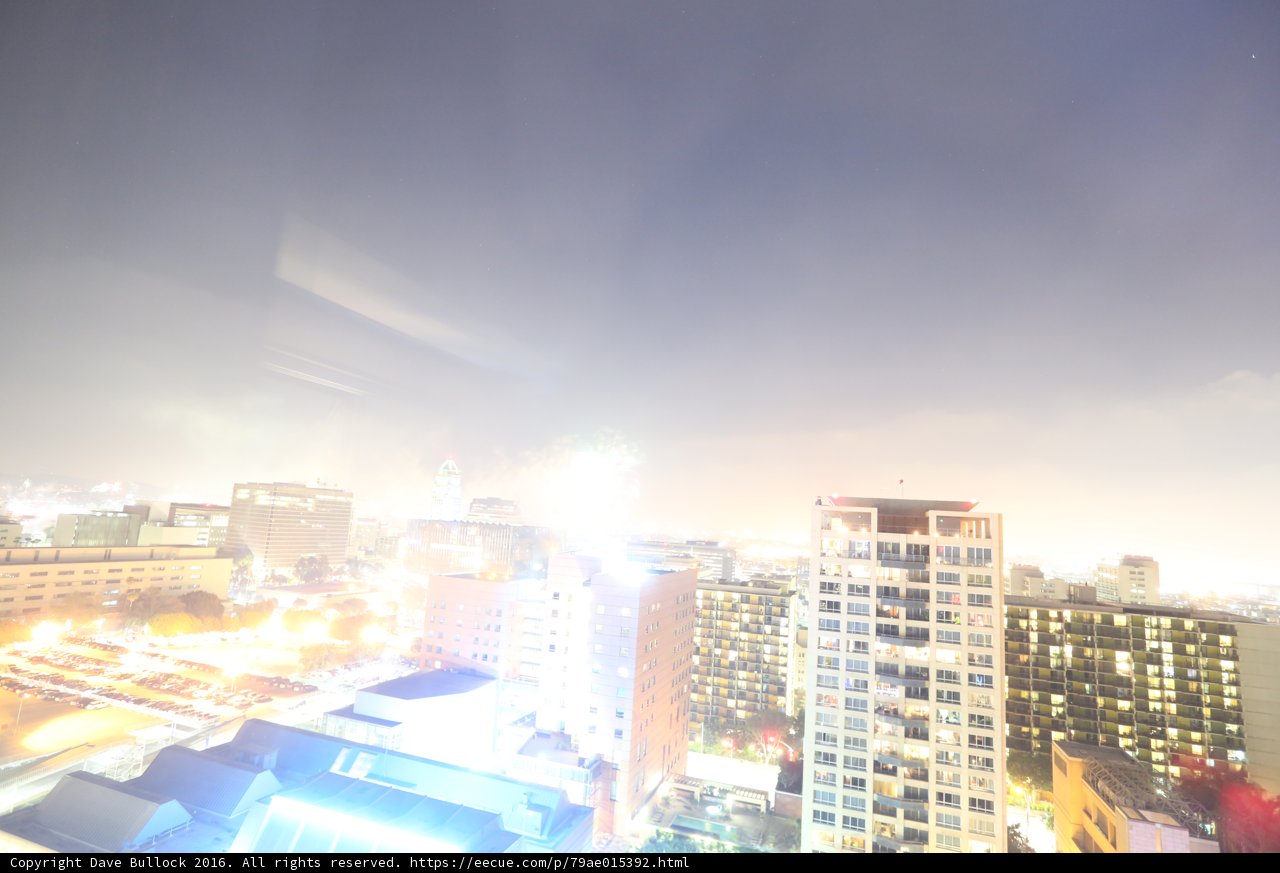 Night Lights in a Metropolis