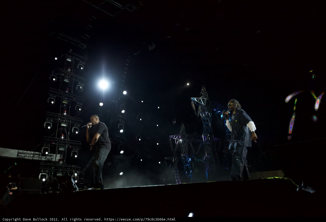 Snoop Dogg and Dr. Dre Rock the Crowd