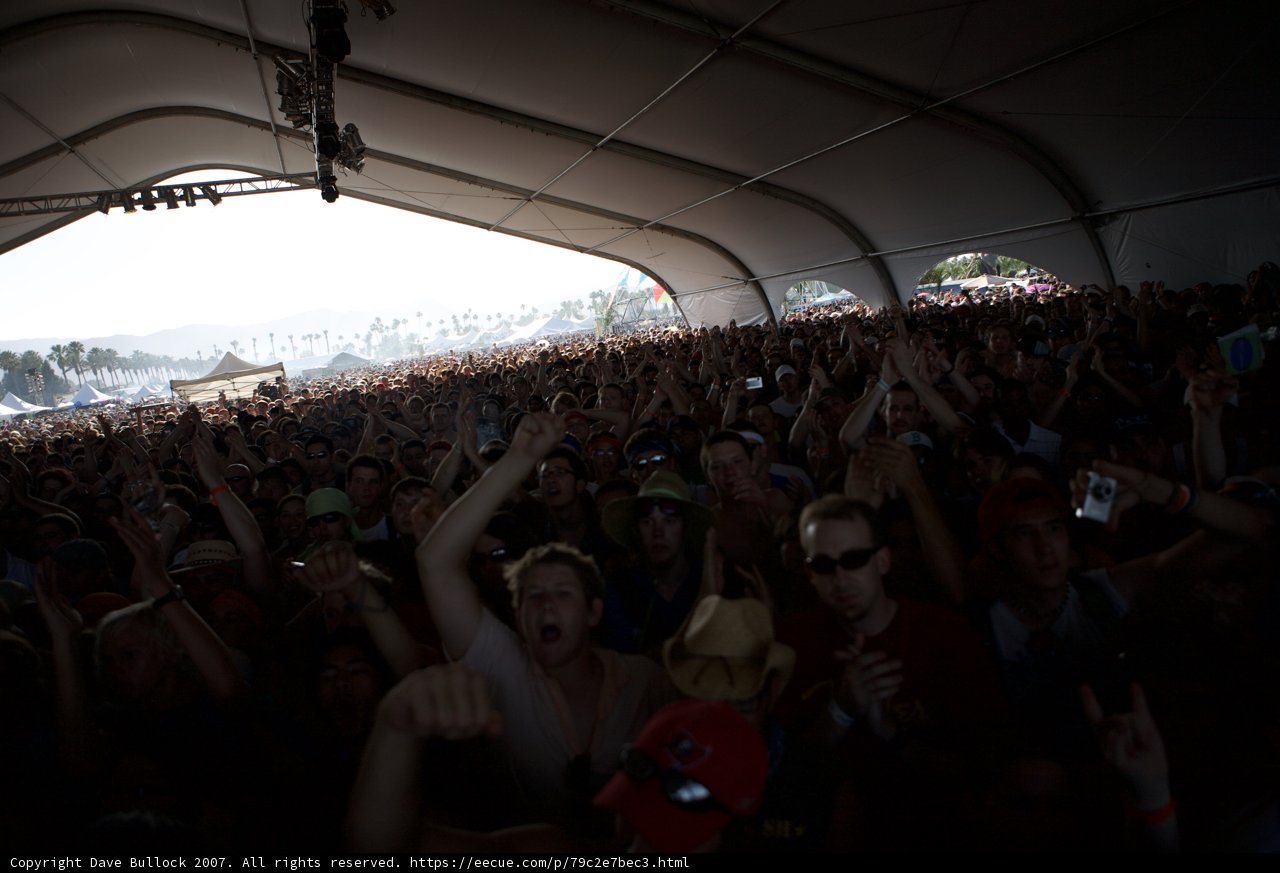 Coachella Crowd Going Wild