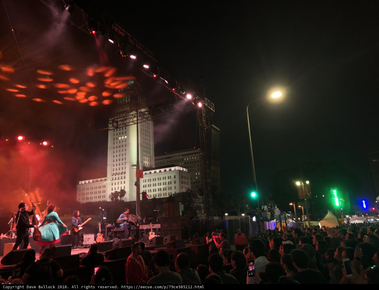 Rocking Out Under the Urban Night Sky