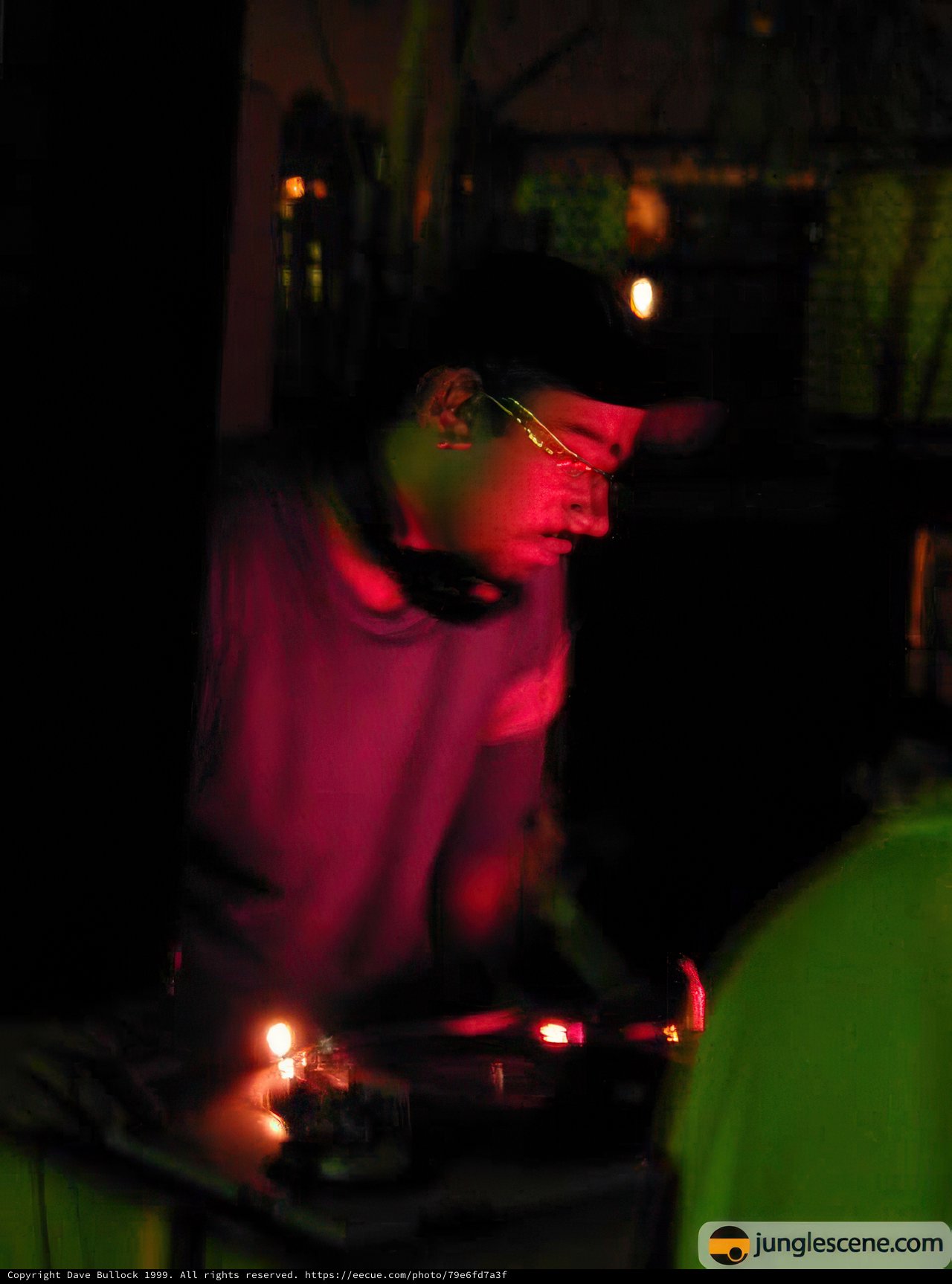 Nightclub Deejay Spins the Beats