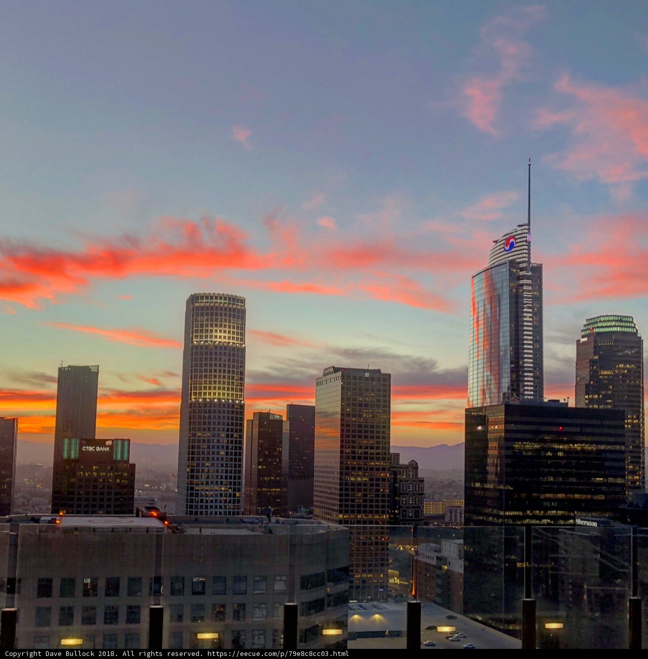 Sunset over the City of Angels