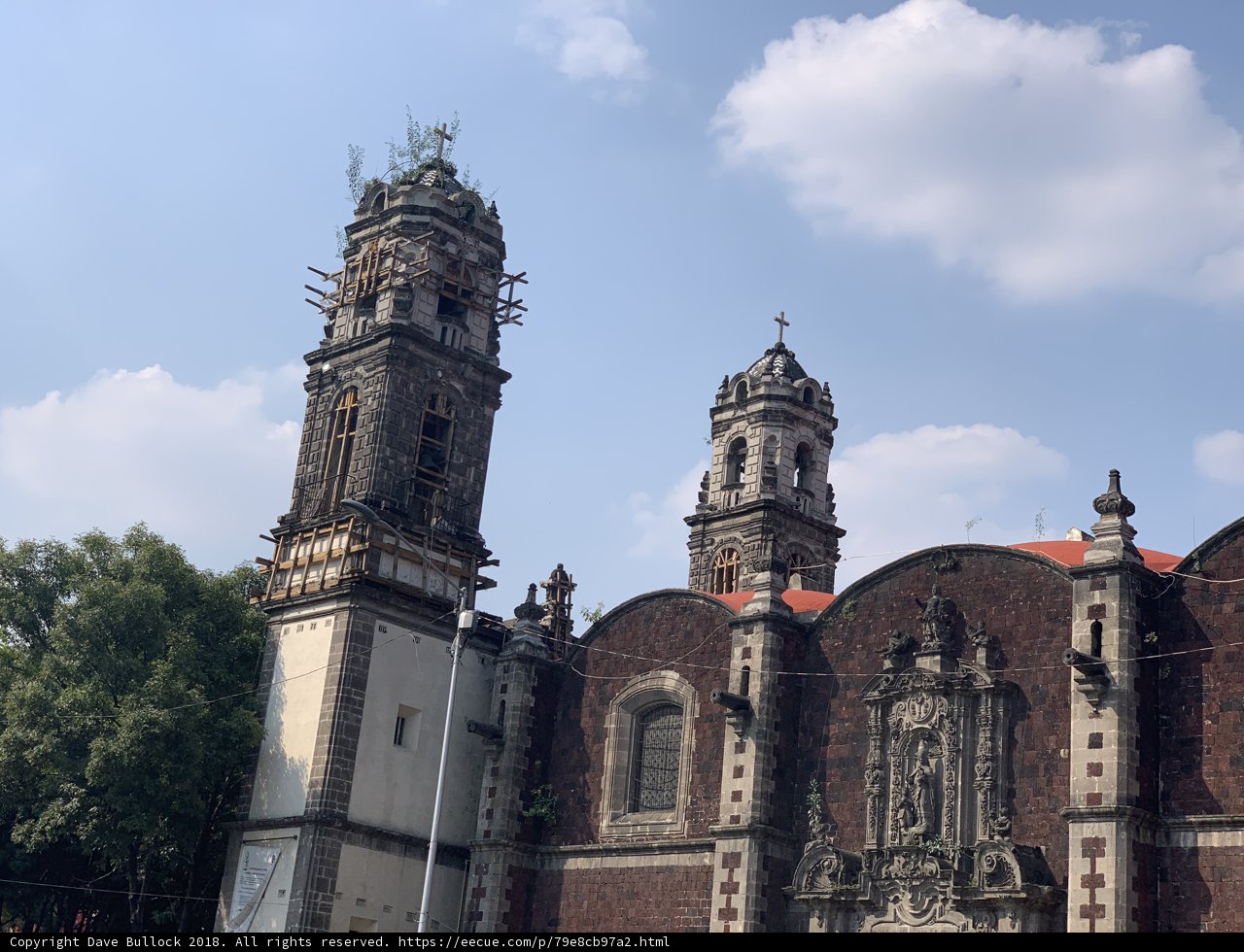 The Majestic Towering Building of Cuauhtémoc