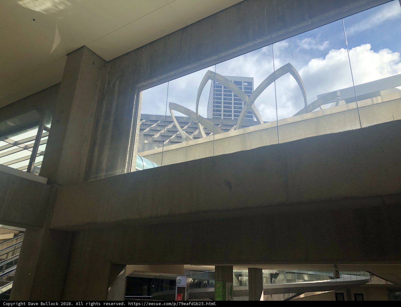 Sky View from an Office Building Window