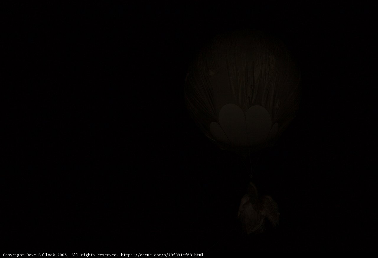 Majestic Balloon at Night