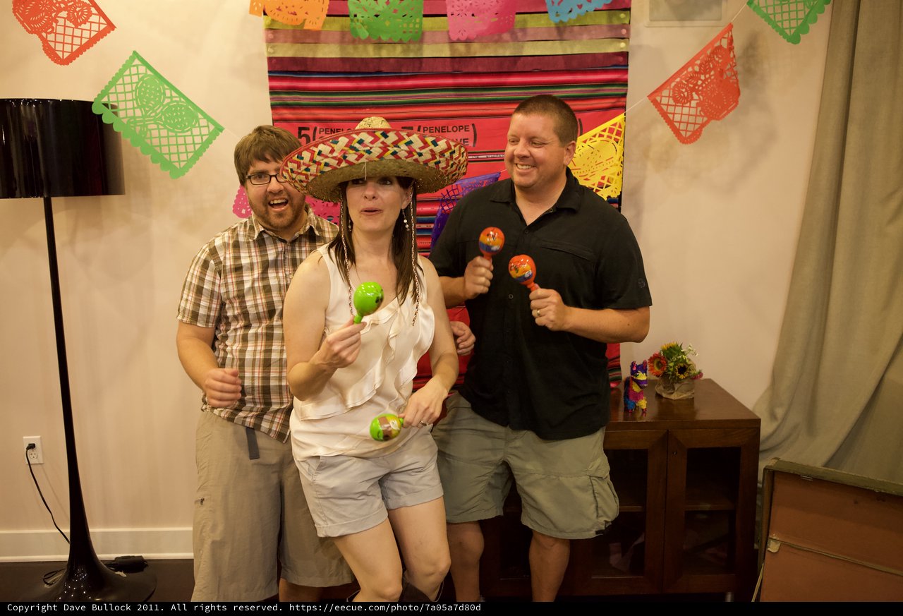 Friends Celebrate Five-Year Anniversary Fiesta Party