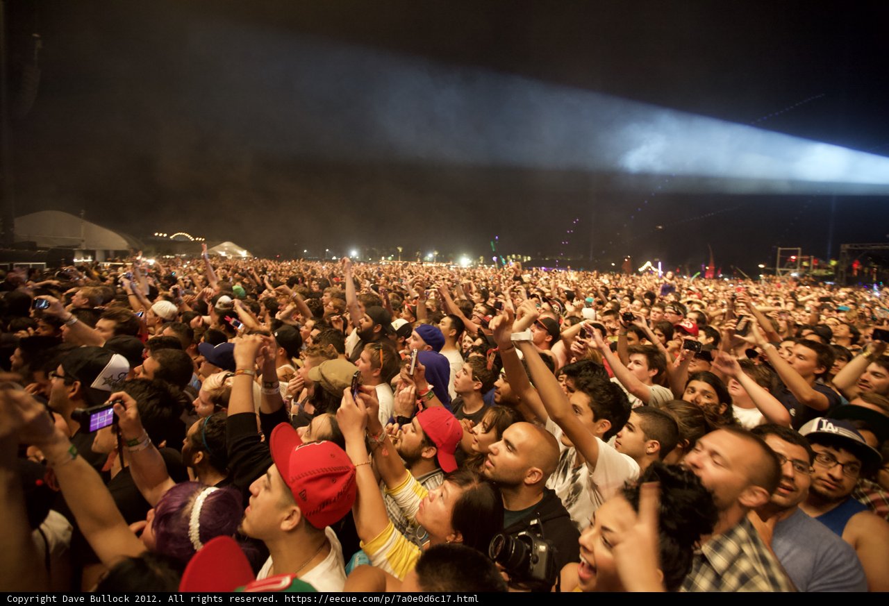Crowd Goes Wild at Coachella Concert
