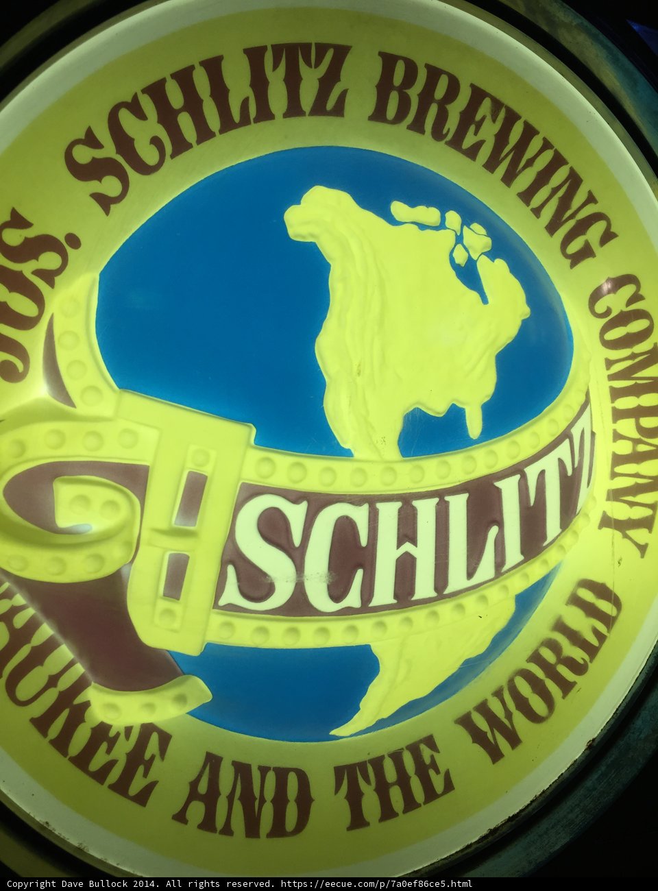 Schlitz Brewing Company Sign