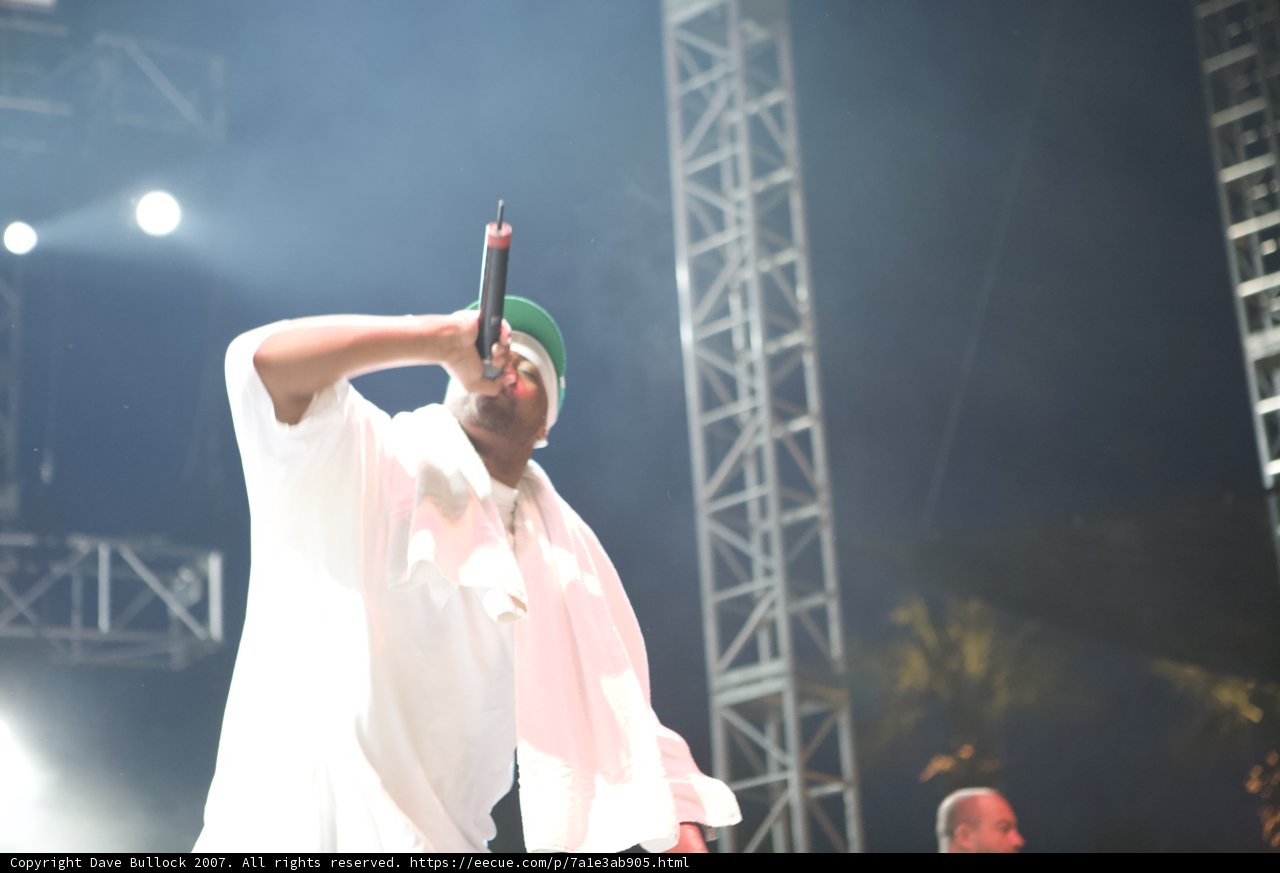 Solo Performance under Coachella's Glowing Lights