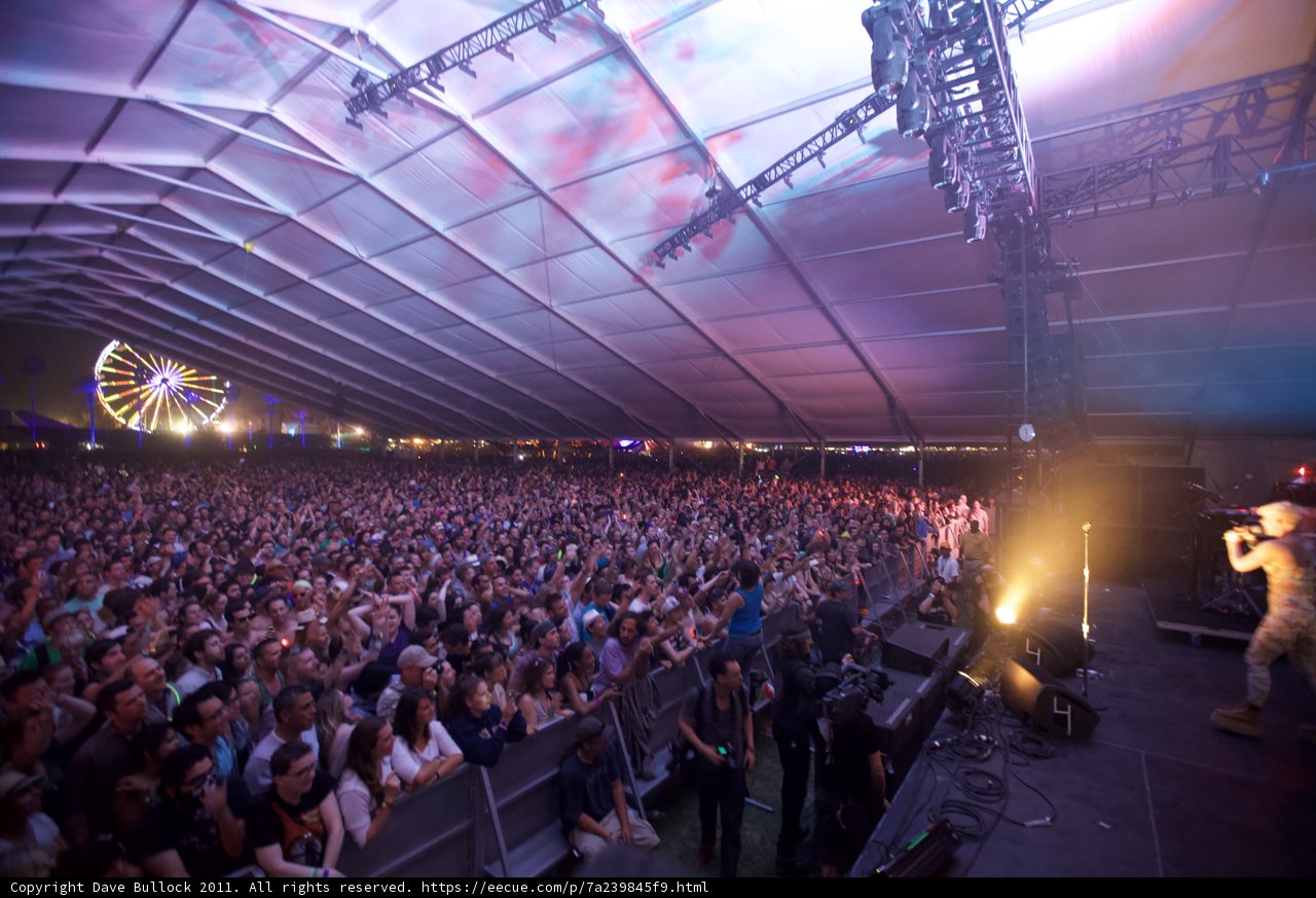 Thrilling Rock Concert at Coachella 2011