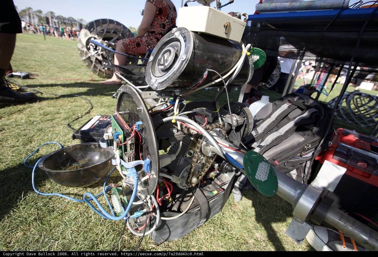 Motorcycle Engine on the Grass