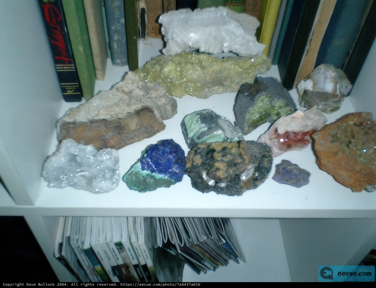 Mineral Collection on Display