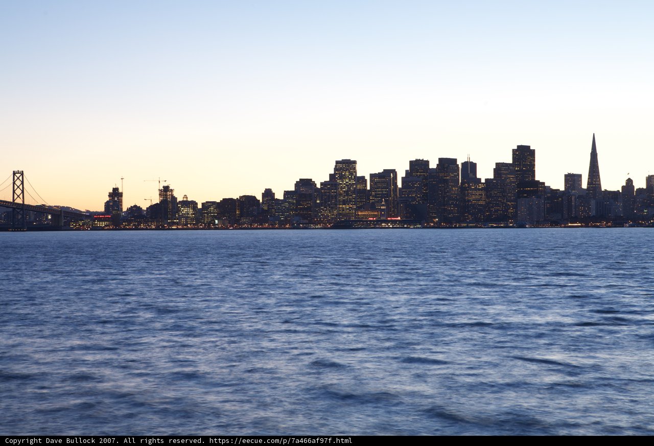 Twilight over the Urban Skyline