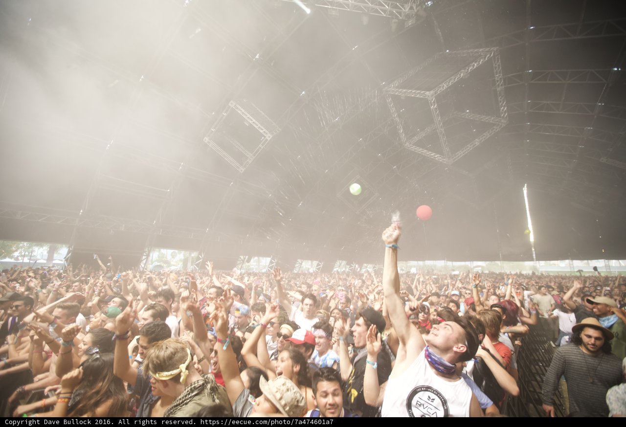 Balloon Man at Coachella Music Festival