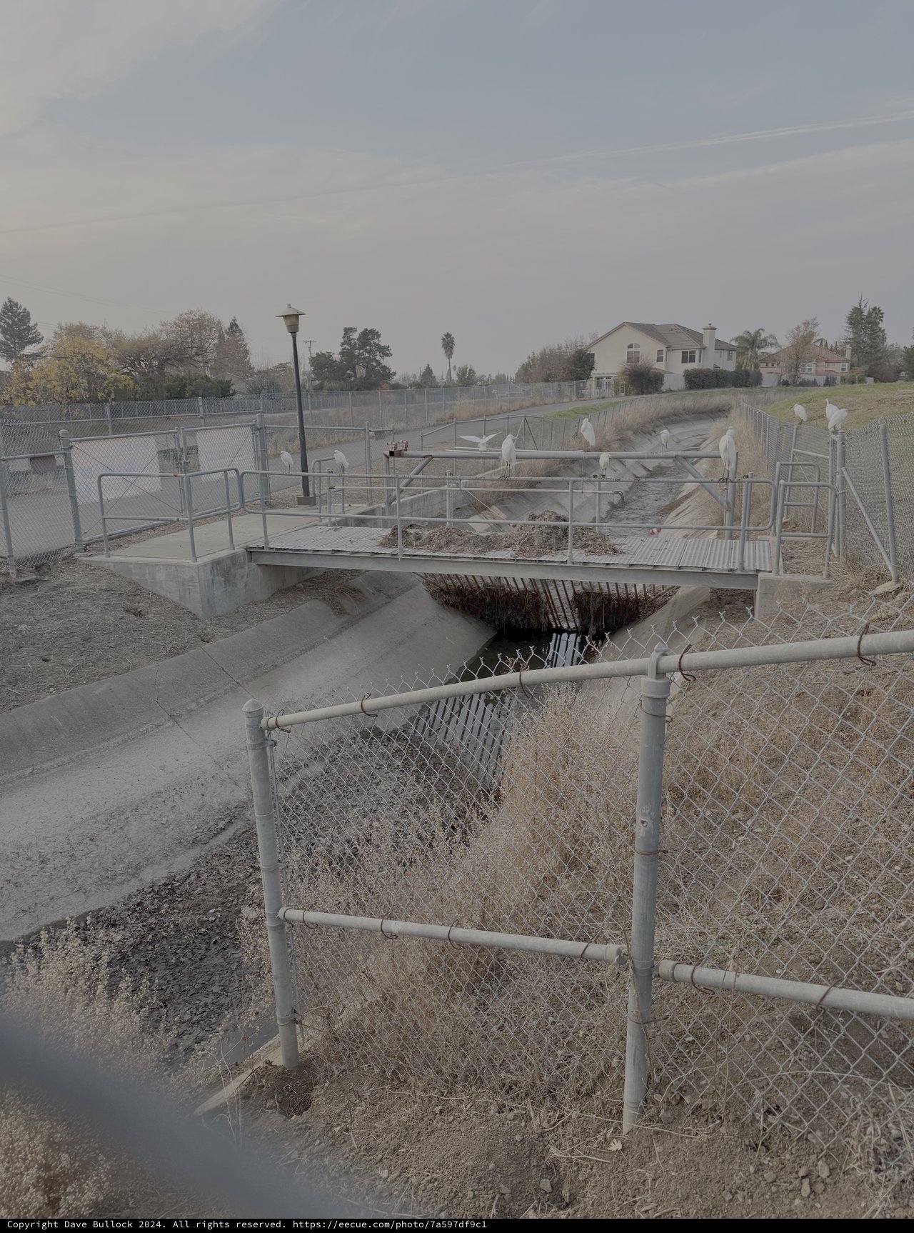 Concrete Channel Bridge Construction Site