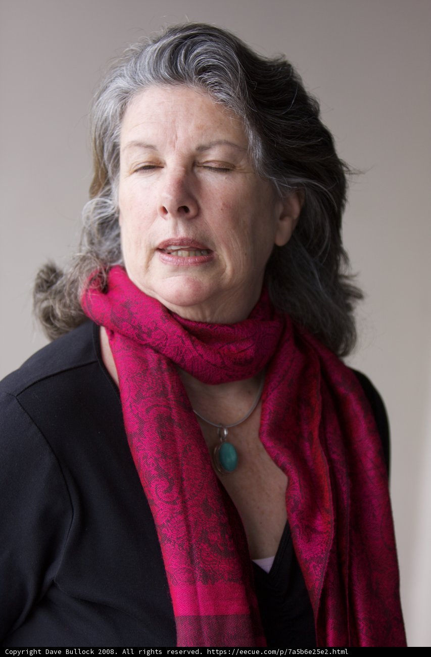 Rhoda B in Red Scarf