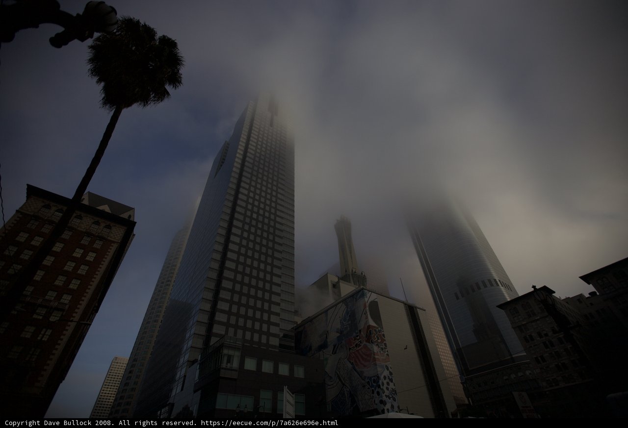 Urban Metropolis in the mist