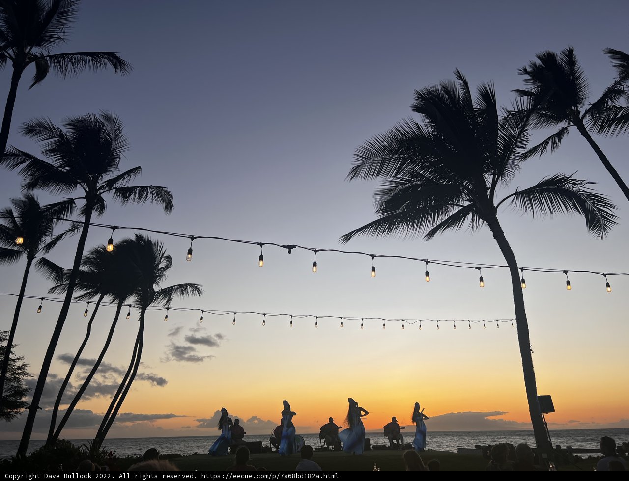 Dancing Silhouettes at Maui Sunset