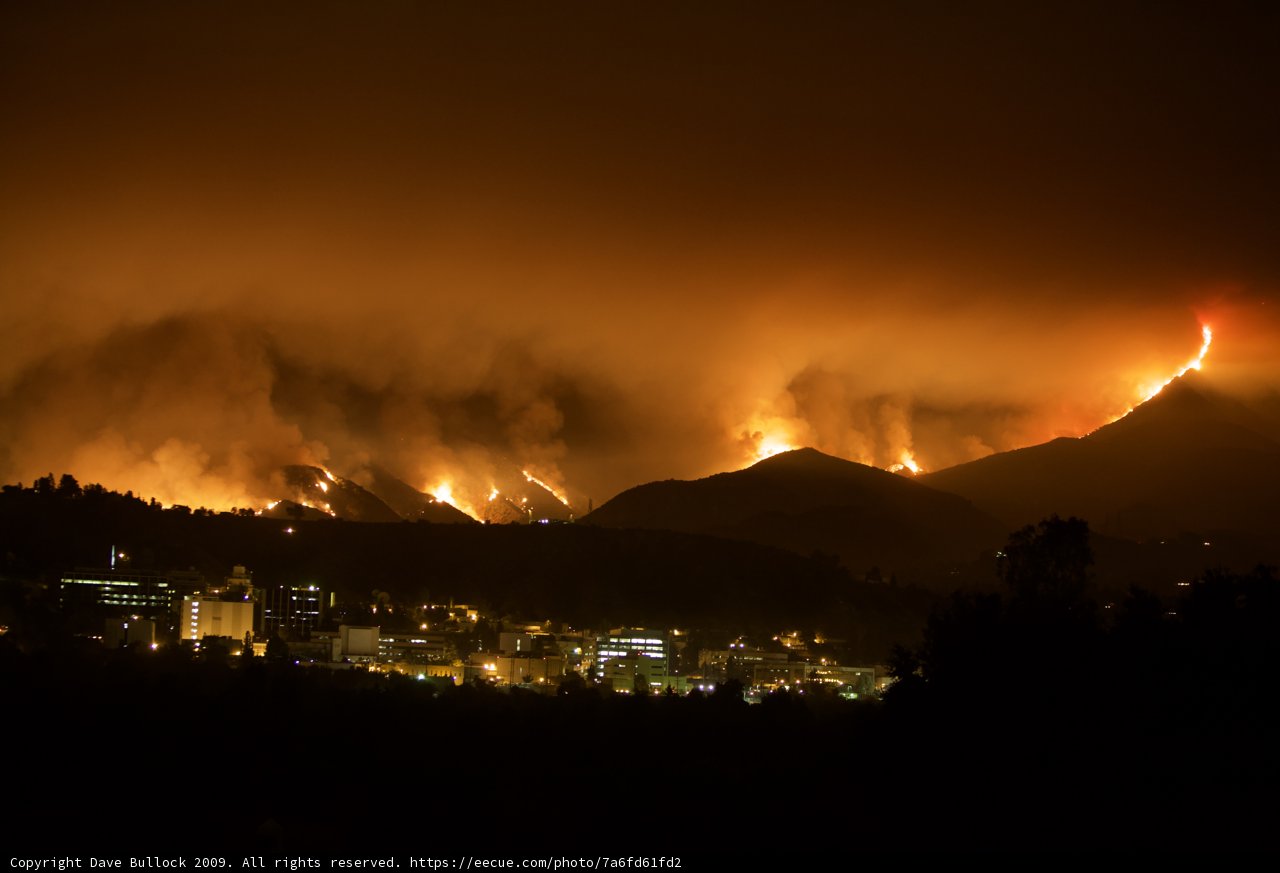 A Bird's Eye View of the Station Fire