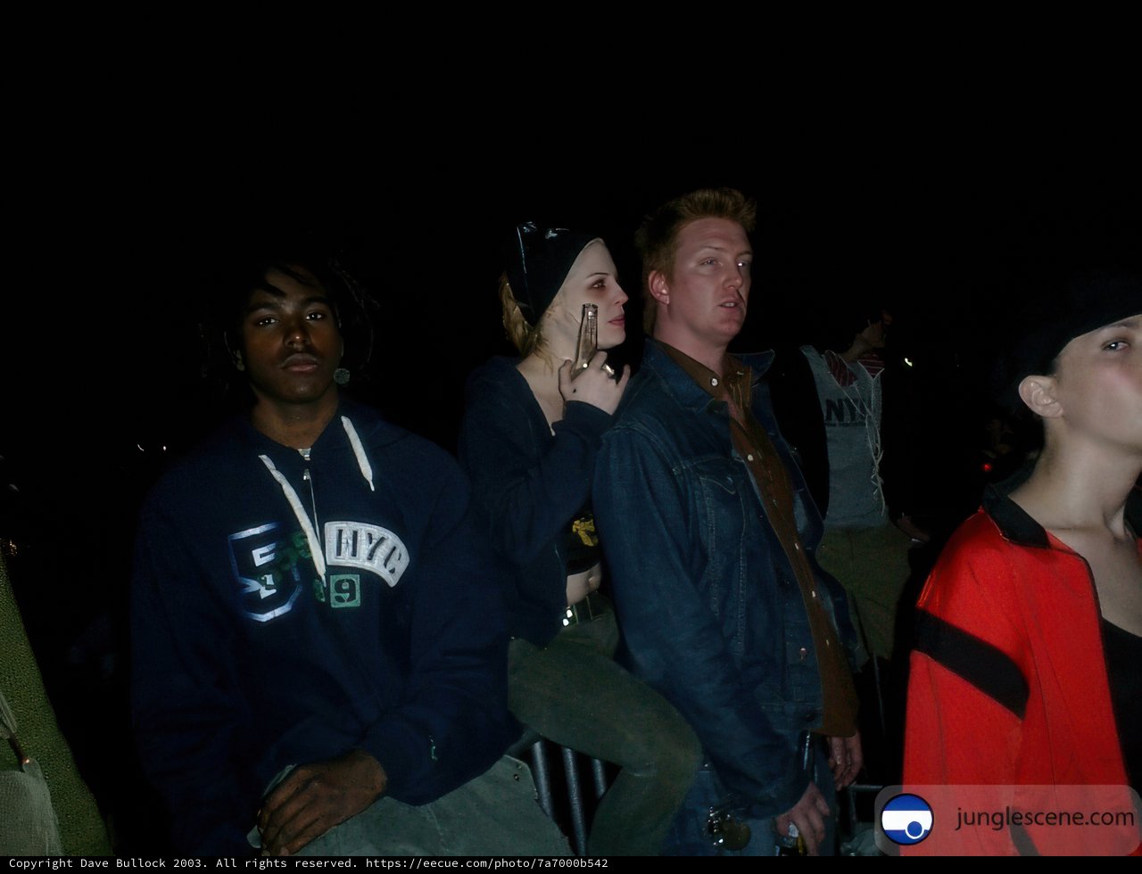Nighttime Gathering with Josh Homme and Brody Dalle